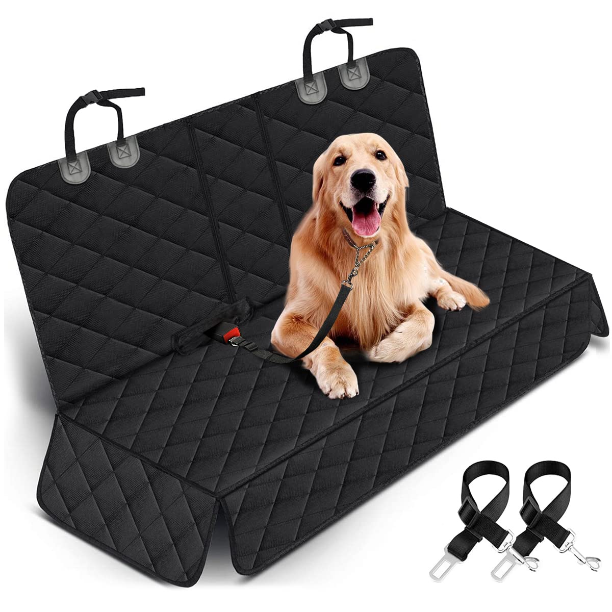 Dog Car Seat Cover, Back Seat Cover for Dogs Pet Car Seat Protector Waterproof Bench Car Seat Cover