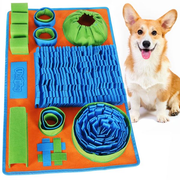 Snuffle Mat for Dogs, Interactive Dog Puzzle Toy for Boredom and Mental Stimulation