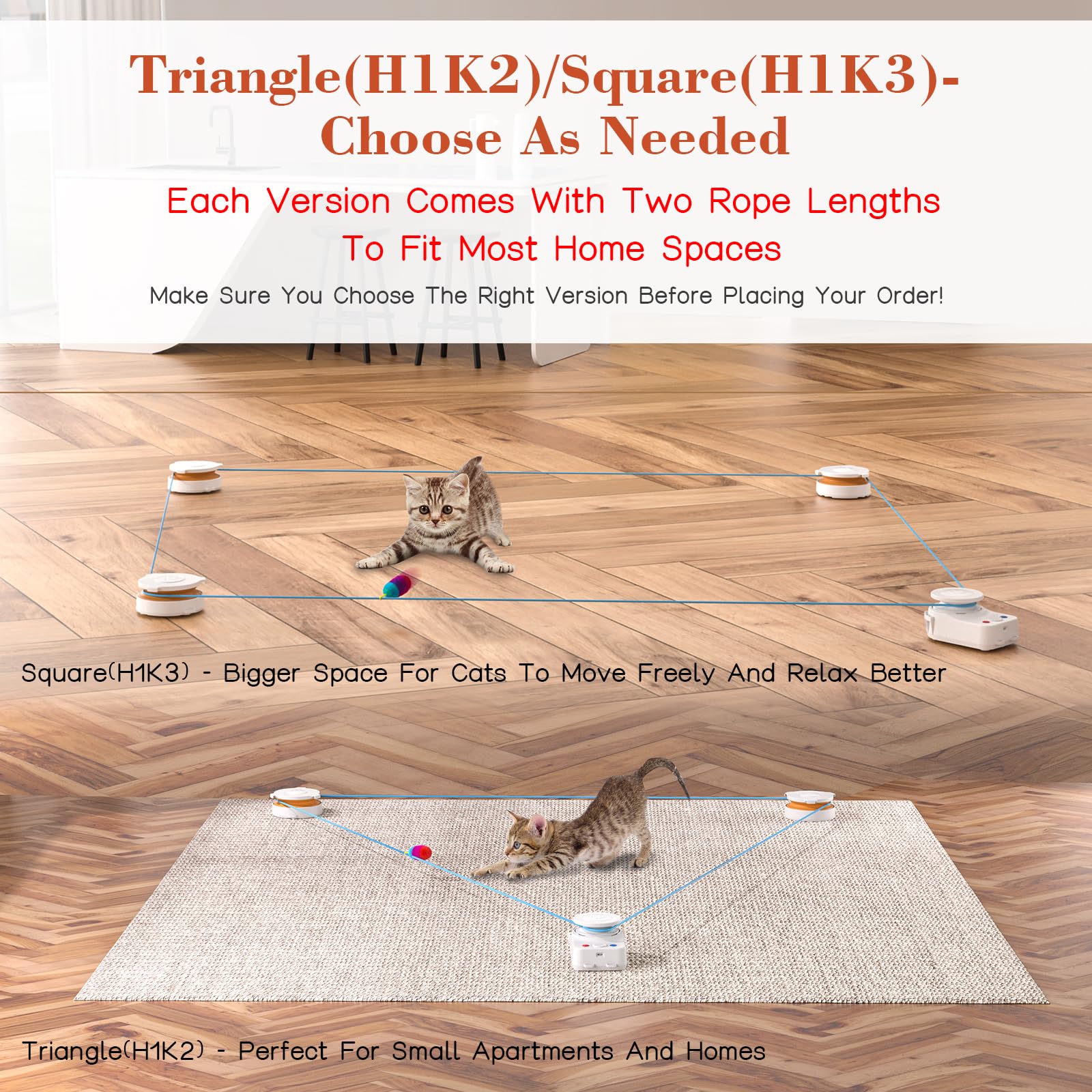 Interactive Cat Toy for Indoor Cats – Automatic Moving & Enrichment Toy for Indoor Cats/Kitten - Image 9